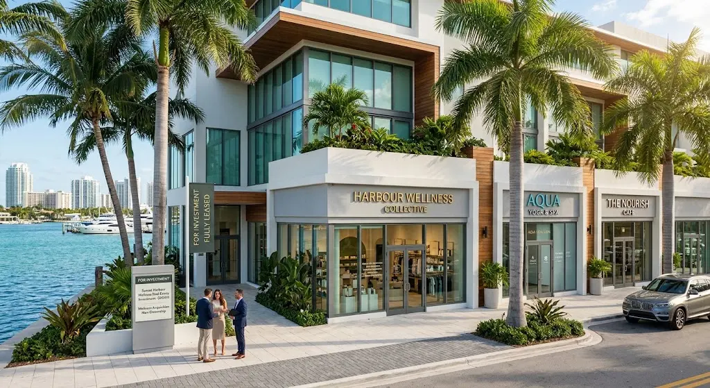 EOS Wellness Real Estate Miami LLC: The $28.5M Deal Reshaping Miami Beach Luxury commercial building in Miami Beach's Sunset Harbour representing the EOS Wellness Real Estate Miami LLC $28.5 million wellness property deal.