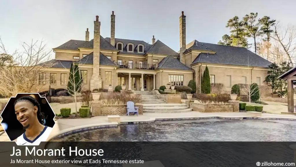 Ja Morant House exterior view at Eads Tennessee estate