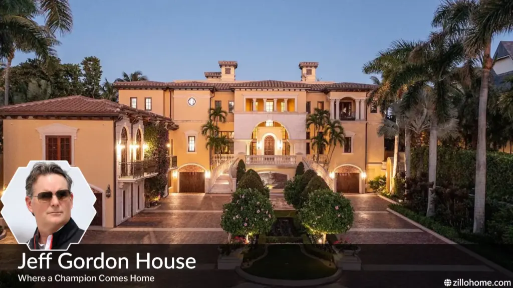 Jeff Gordon House exterior view of the luxury estate in Mooresville North Carolina near Lake Norman