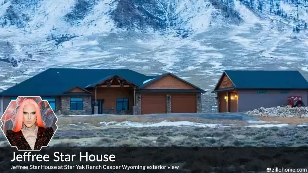Jeffree Star House at Star Yak Ranch, a 70-acre Wyoming property at the base of Casper Mountain