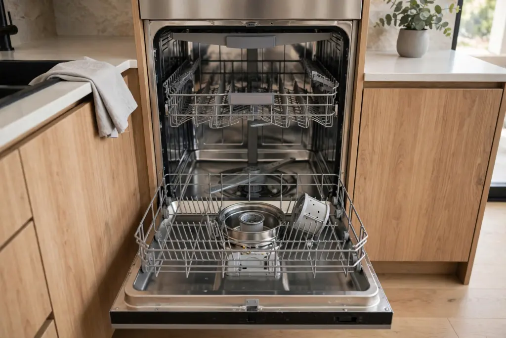 Dishwasher Not Draining? 6 Causes and Fixes